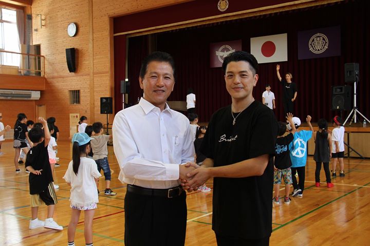 BRIDGET 1DAYダンスクリニックが、大井小学校で行われました！