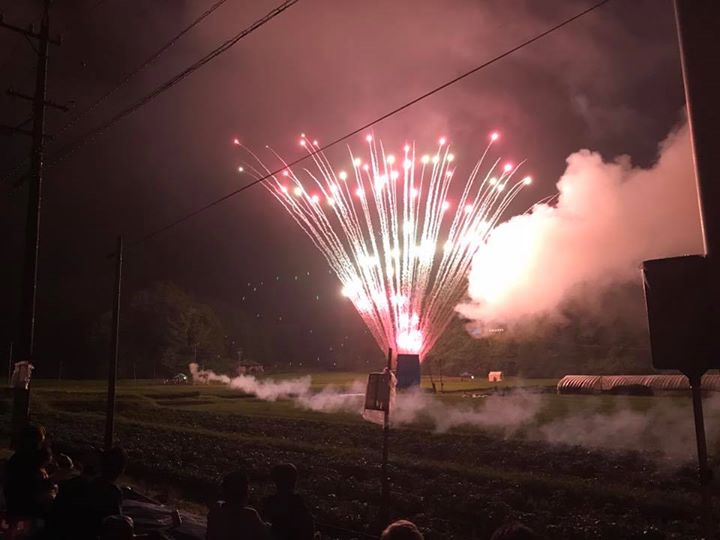 山岡町久保原の爪切地蔵尊奉納花火大会にお邪魔して来ました！