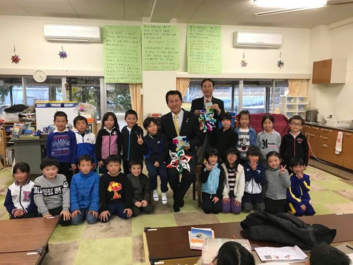 明智学童クラブ訪問
