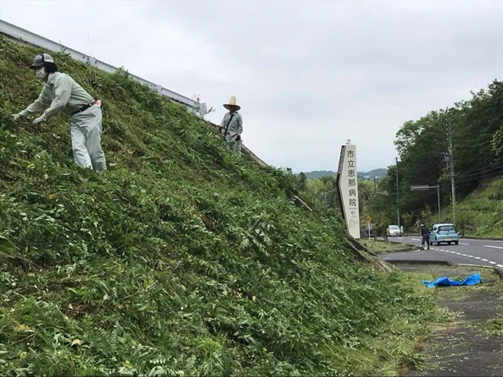 恵那病院の環境美化活動